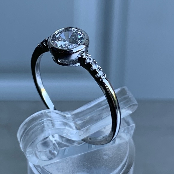 Gorgeous Ring 925 silver White sapphire - Picture 4 of 6